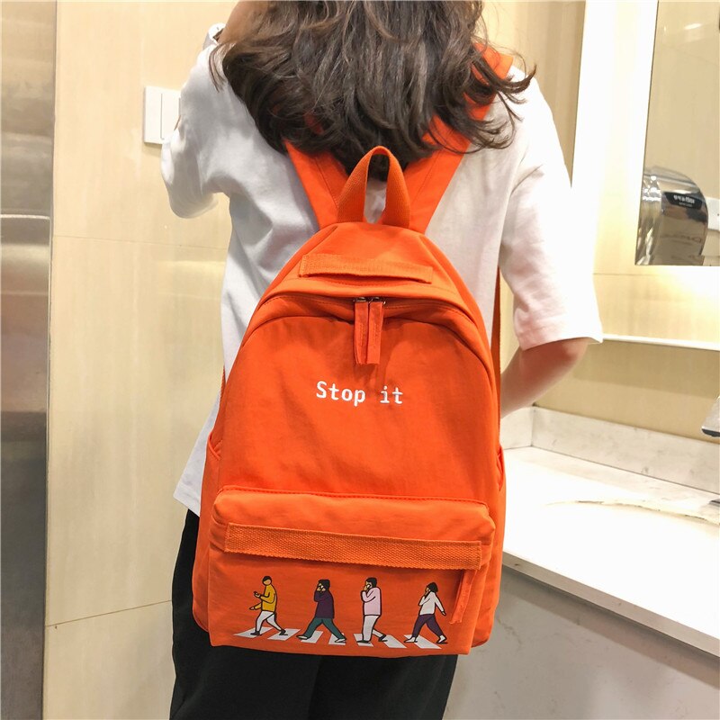 Mooie Stijl Nylon Vrouwen Rugzak Waterdichte Nylon School Rugzak Mode Casual Meisje Satchel Schoudertas Mochila