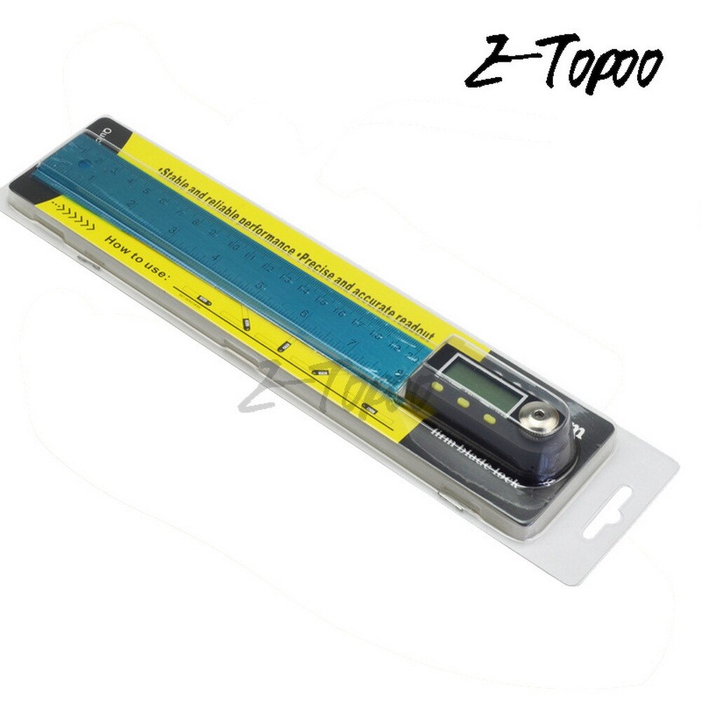 Digital Protractor 200/300/500mm Electronic Angle Gauge Ruler Meter Finder Stainless Steel Goniometer Angle Digital Measure