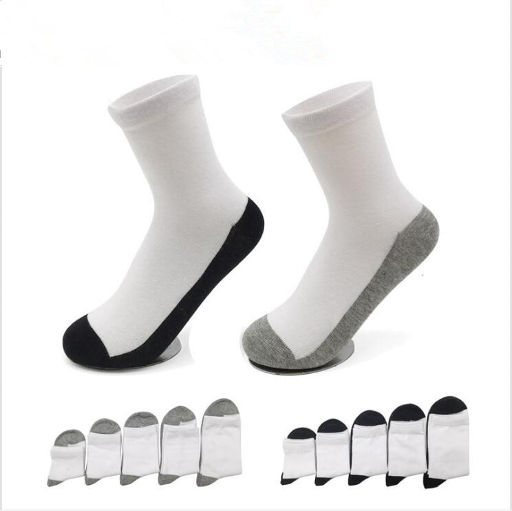 Chaussettes d&#39;école en coton peigné pour enfants, lot de 5 paires