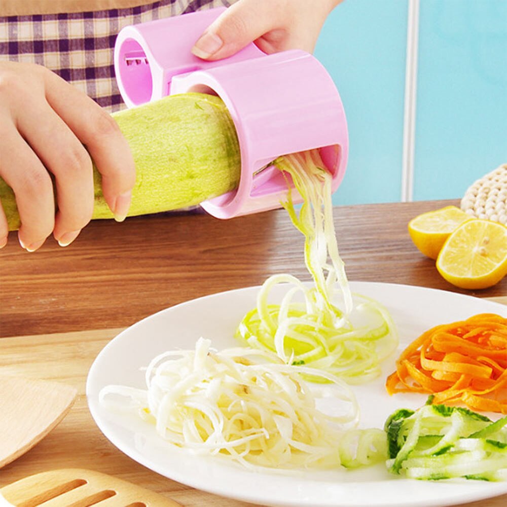 1 pc Multifunctionele Groentesnijders Premium Noodle Cutter Courgette Pasta Spaghetti Maker Dubbele Rasp Messenslijper