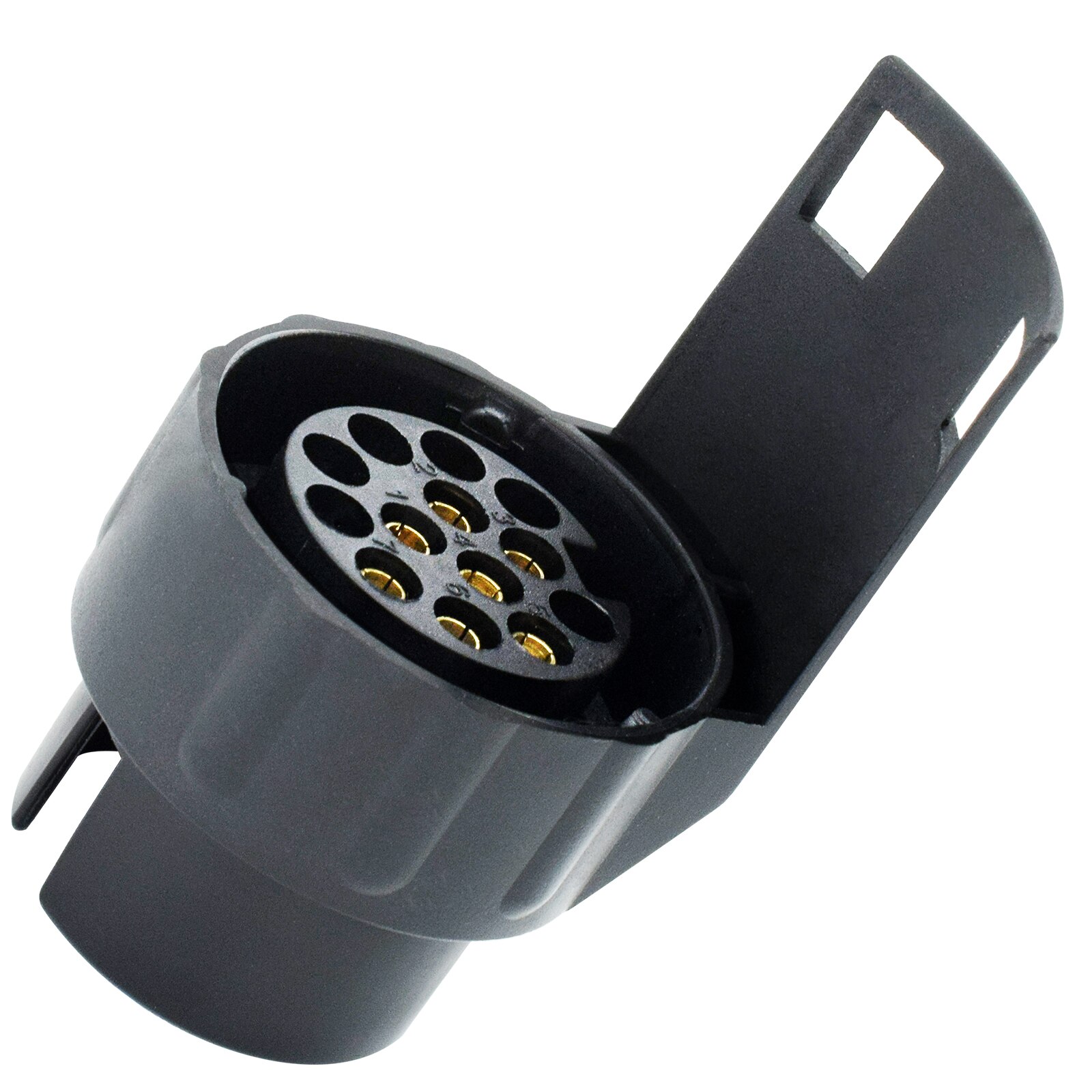 7 Pin To 13 Pin Trailer Adapter 12V Electric Converter Trailer Wiring Connector Towing Socket Towbar Truck Caravan Accessories