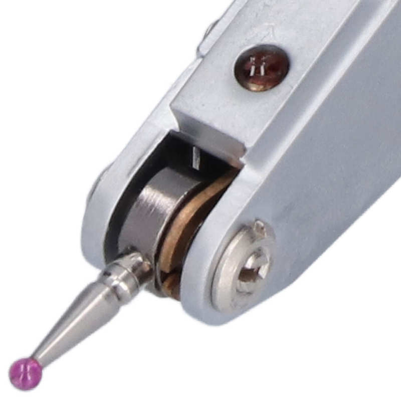 Digital Caliper Dial Indicator Stainless Steel 0 to 0.2mm Leverage Shockproof Measuring Gauge with Ruby Probe Micrometer