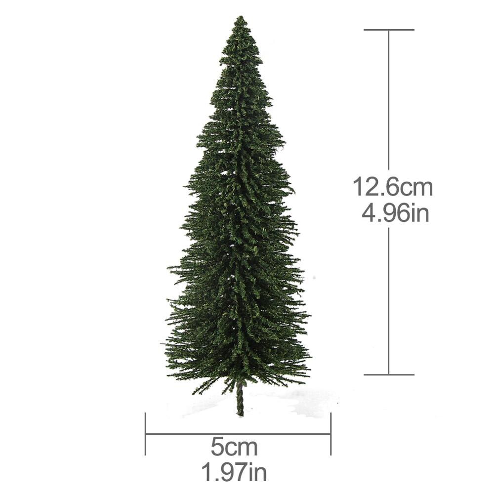 Model Pine Trees Green Model Tree N HO O Scale for Model Railway Layout S0804