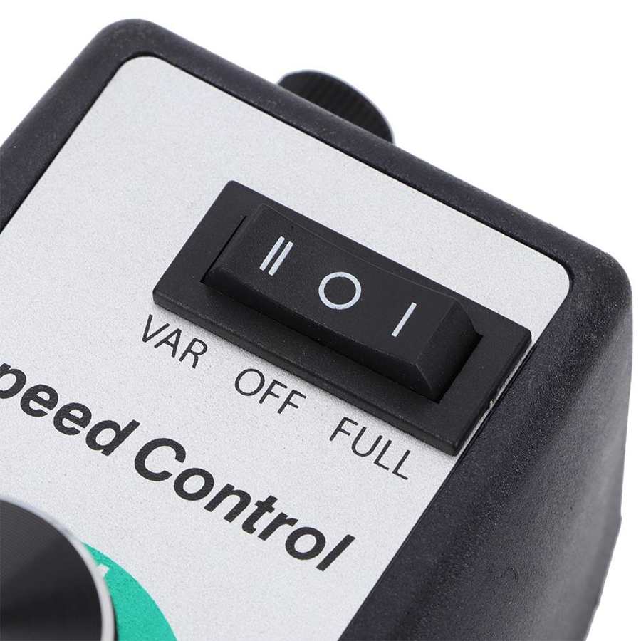Electronic Stepless Speed Controller Switch Motor Governor for Motor Blower Duct Fan Heater Control UK 220V-240V