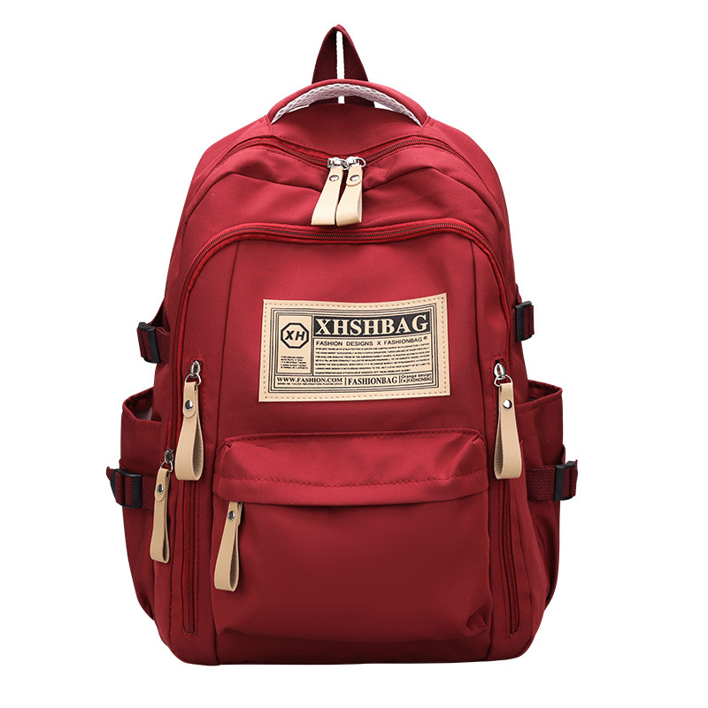 Einfacher Rucksack mit großer Kapazität, lässig, vielseitig, Junior-hoch-Schule-Hochschule-Studenten-Schultasche, Pendler-Reise-Computertasche