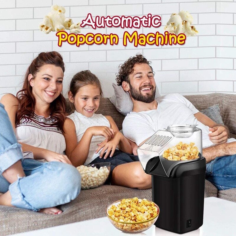 Popcorn Machine, Verwijderbare Air Popcorn Popper Maker Voor Thuis Geen Olie, Heerlijke Gezonde Snack
