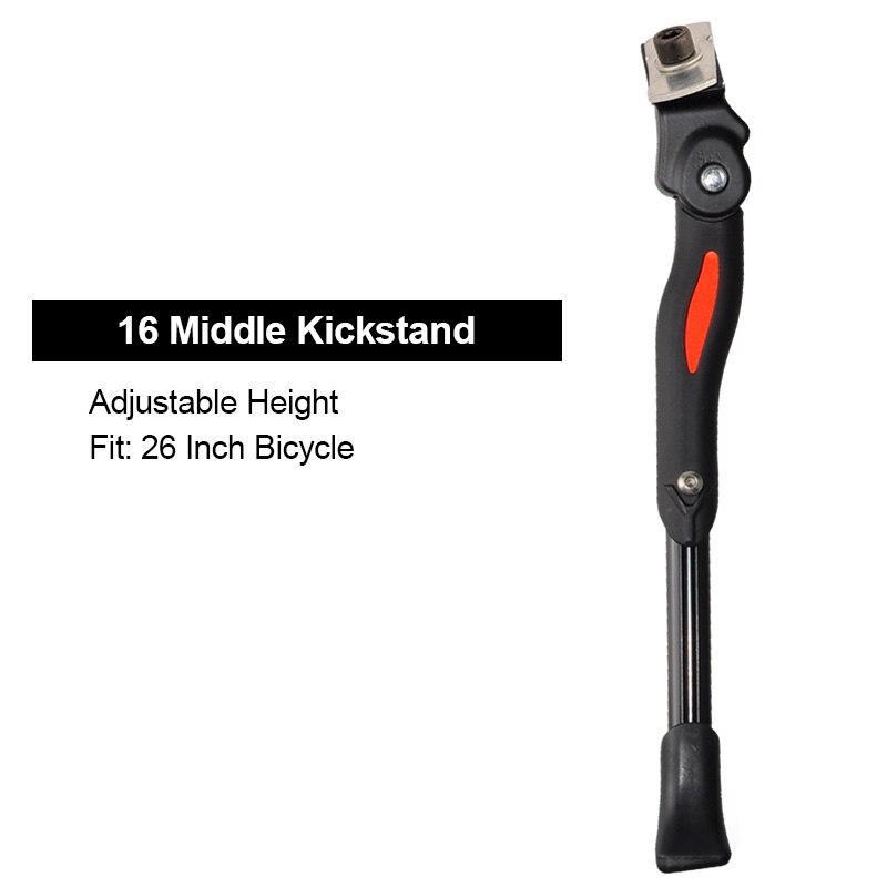 Mountain Road Bike Support Side Stand Foot Brace Durable Bicycle Stand Kickstand Parking Racks Bicycle Accessories: 16 Middle