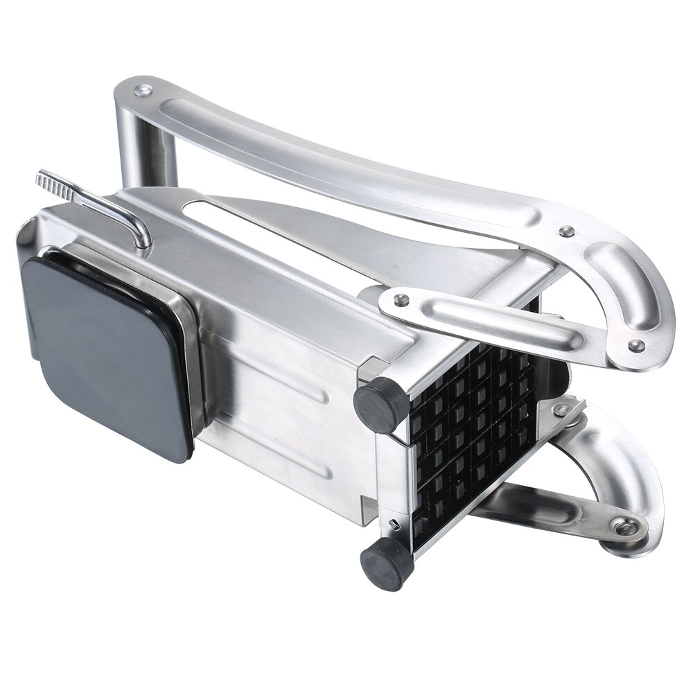 Stainless Steel Potato Chips Making Machine French Fry Potato Cutter Slicer Chopper Cucumber Cut with 2 Blades Kitchen Gadgets