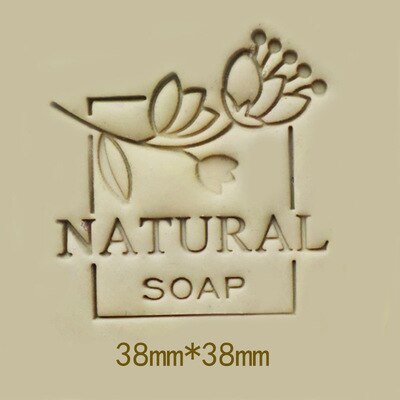 Tampon à savon en acrylique fait à la main, lettre, sceau de fleurs, motifs d&#39;animaux, timbres pour la fabrication de savon