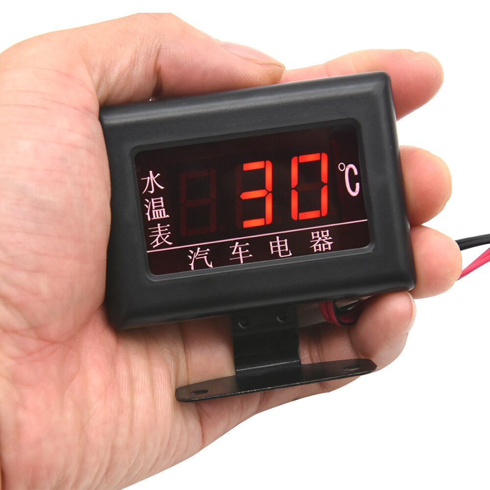 DC12V 24V Universal Digital Water Temperature Gauges for Car+Water Temperature Sensor Head Plug 10MM 12MM 14MM 16MM 17MM 21M