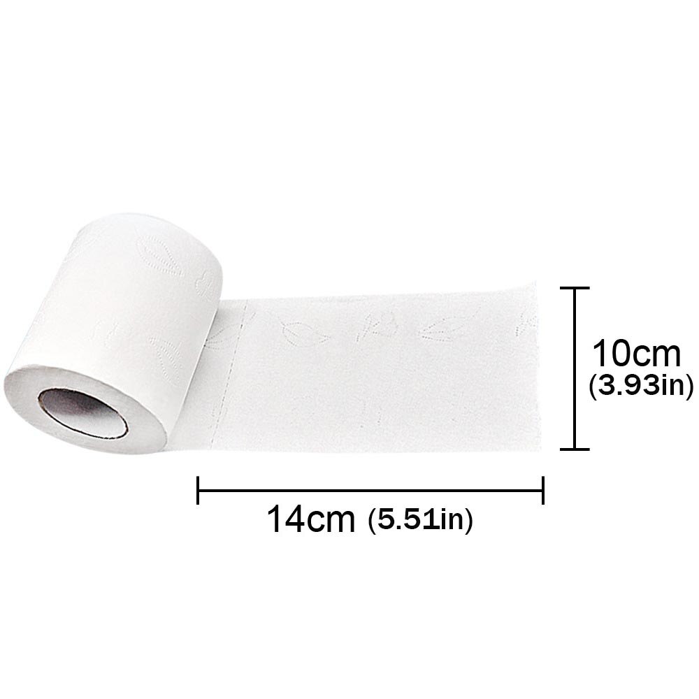 2/4 Rolls Household Paper For Kitchen Paper Oil Absorbing Wipes Water Stains Skin-Friendly Kitchen Paper Towels Wood Pulp Paper