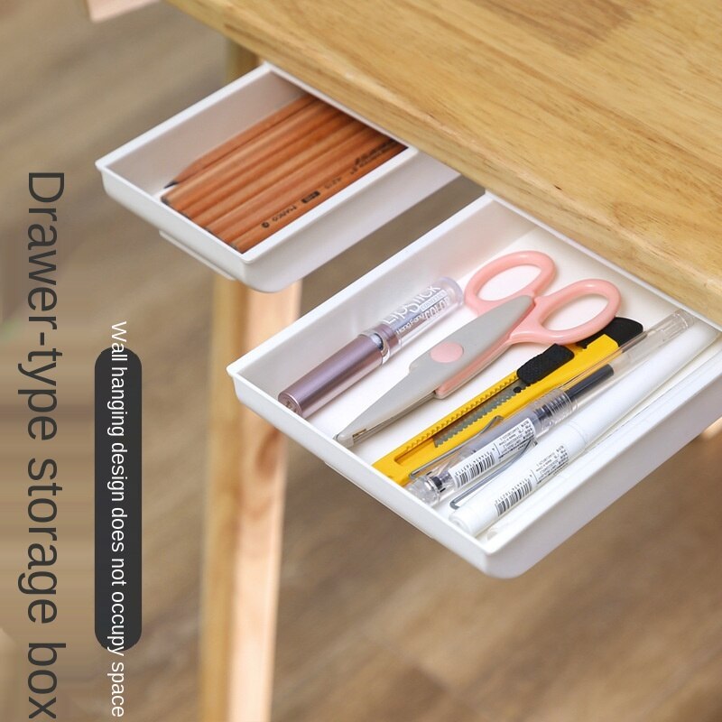 Desk Organizer Storage Box Free Punch Stationery Case Pencil Tray Pen Holder Office Stationery Desk Drawer Office Accessories