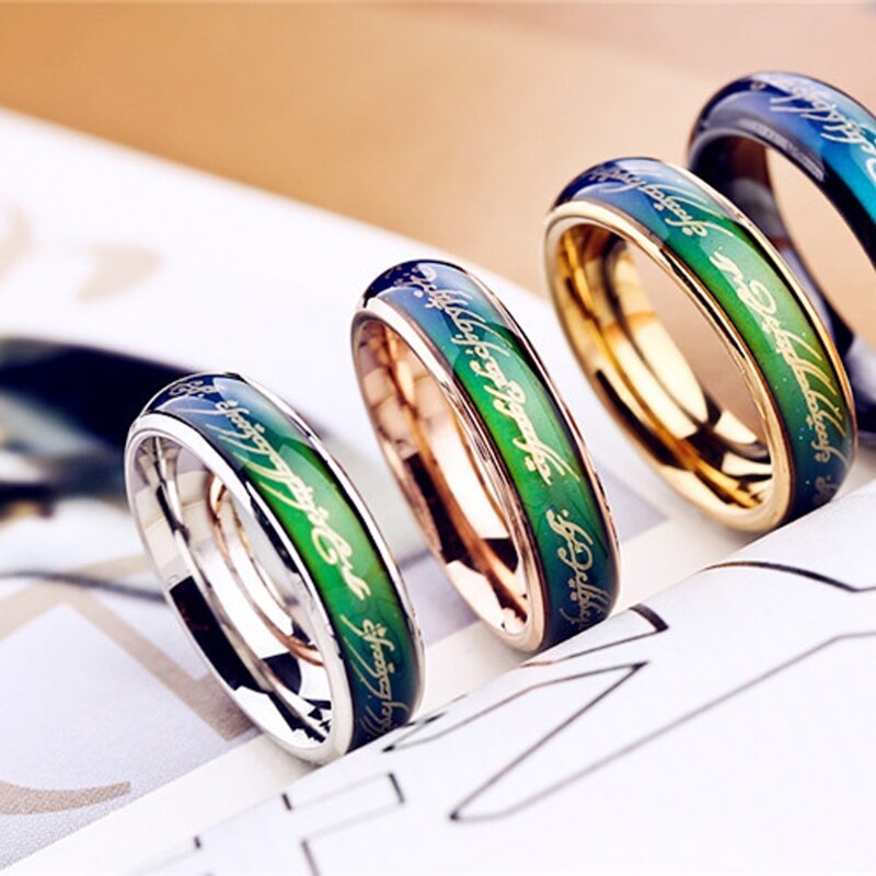 Bague D'Humeur (Mood Ring) - Change De Couleur Avec La Température - Pour Enfants Et Adultes
