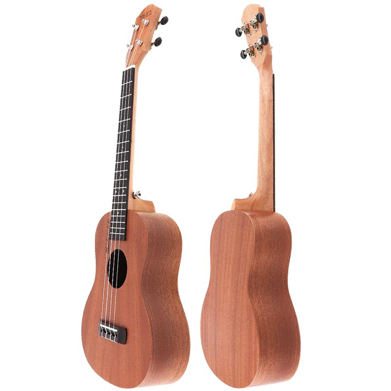 YAEL 26 pulgadas Ukulele Sapele de madera Tenor Uke Hawaii cuatro cuerdas de guitarra con bolsa sintonizador Correa picaduras Musical