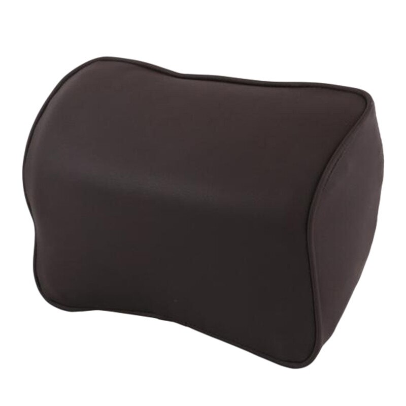 Bilsæde rejse skum hukommelse nakkestøtte pude nakke ryglæn pude mesh bil pude: Kaffe