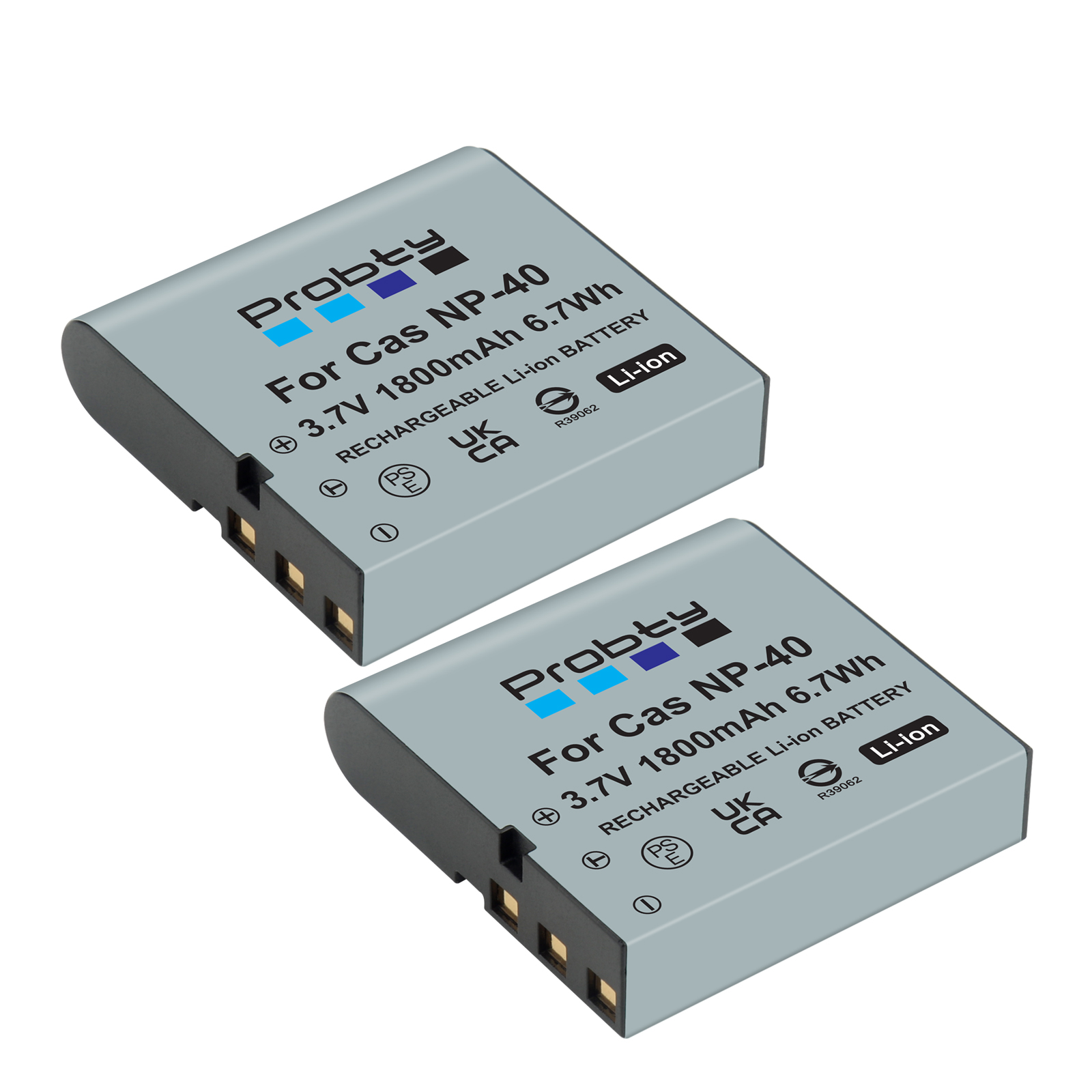 Batería para cámara Kodak AZ362 AZ522 AZ501 AZ526 AZ361 AZ521 AZ422 AZ525 AZ527 AZ528 AZ421, batería de 1800mAh LB-060 LB060 NP-40 NP 40: Blanco