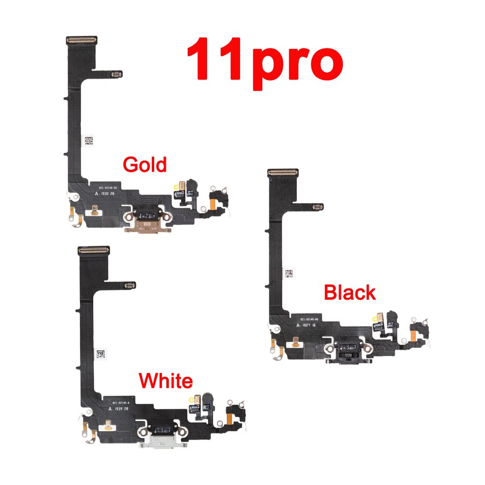 1Pcs USB Charger Port Dock Connector Charging Flex Cable For iPhone 11 pro Replacement Parts