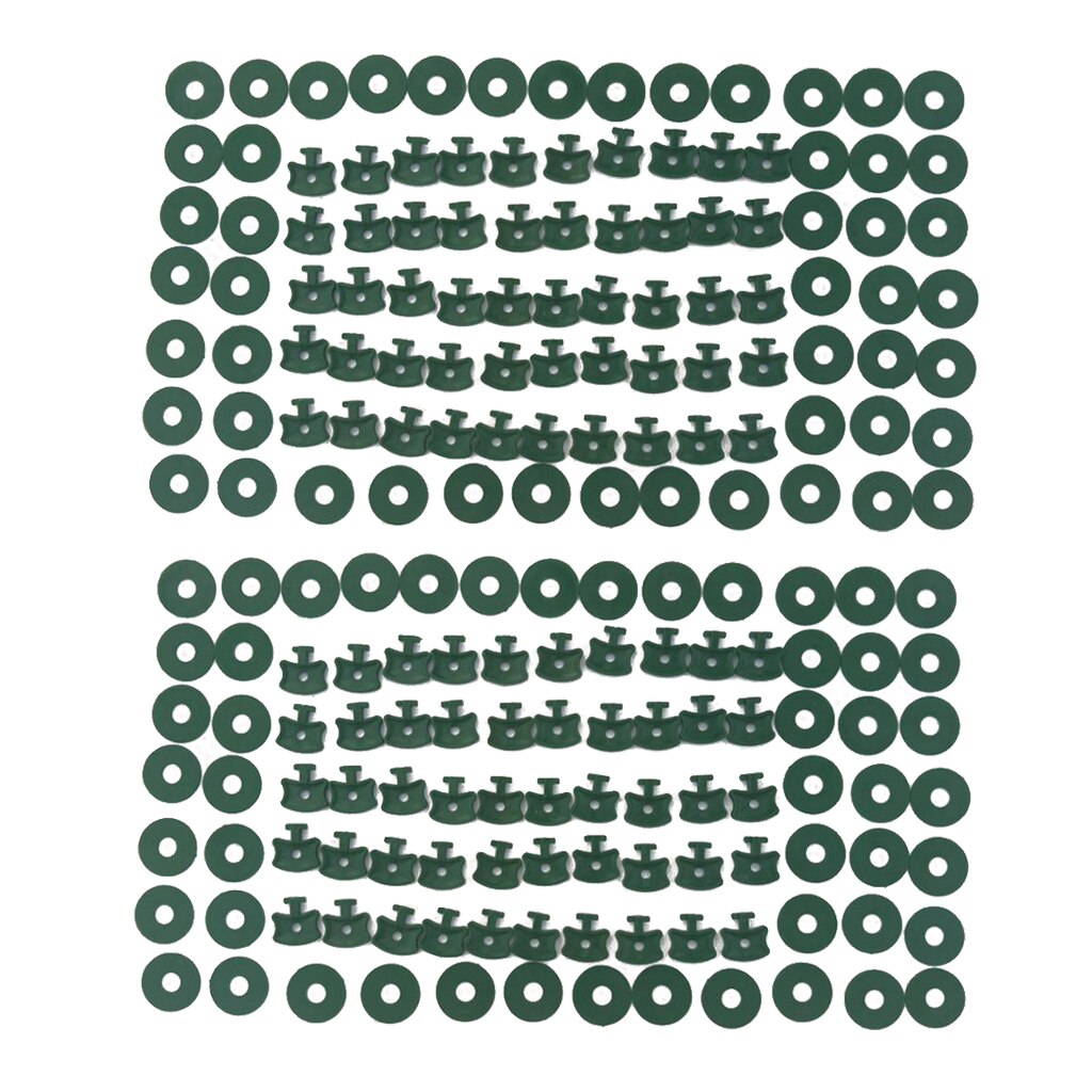 Clips hélicoïdaux pour rondelles, filet isolant pour serre en Aluminium, ombrage, 50/100 pièces