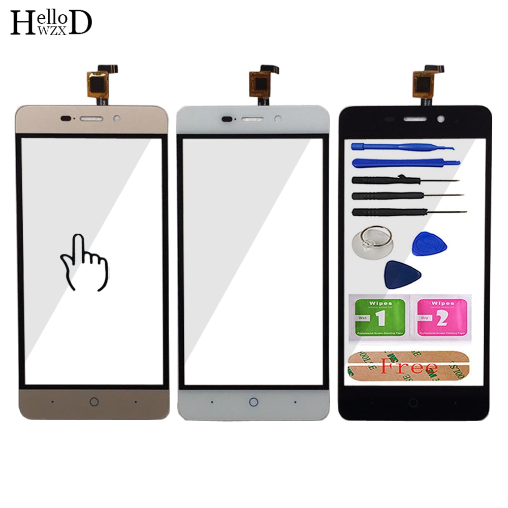Touchscreen digitizer paneel lens sensor voor zte blade  x3 /  blade  d2 / t620 vervanging onderdeel mobiele telefoon front glas gereedschap lijm