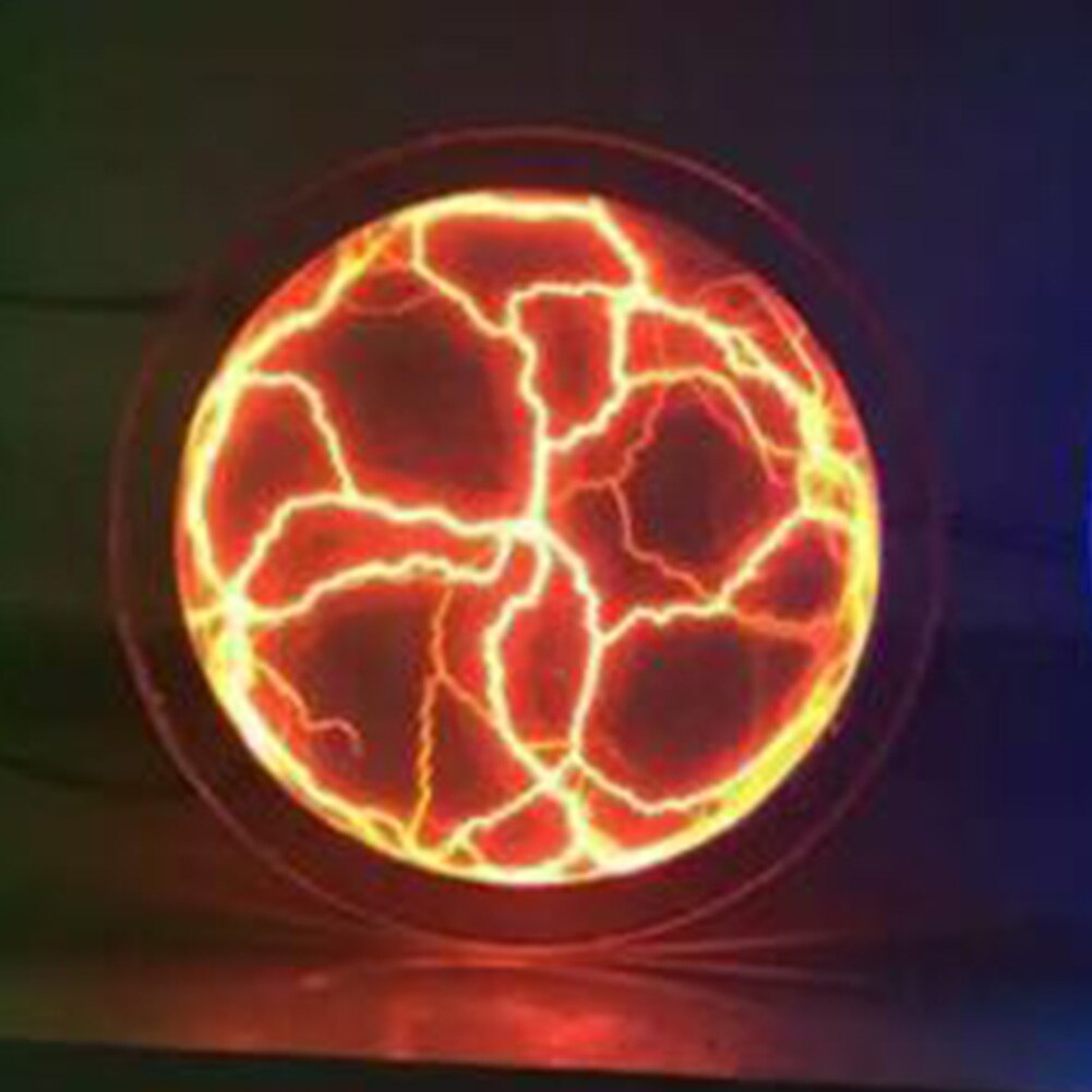 Fancy Colourful Led Light 2.5 Inches Battery Powered Glass Sensor Mini Pocket Plasma Lighting Plate Disk Disco Party Club Decor