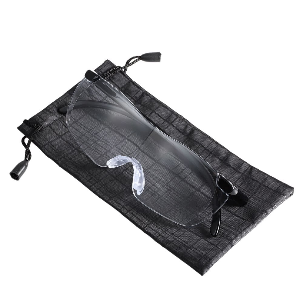 Magnifying Eyewear Glasses 5X 160 Degree Magnifying Eyeglasses Storage Bag Included