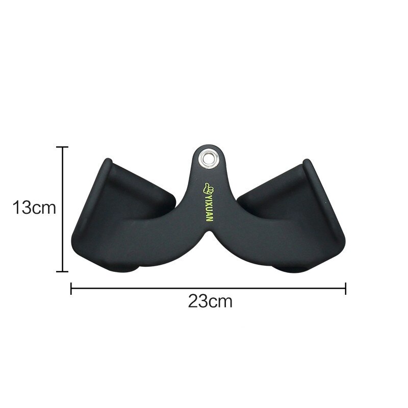 Poignées de Fitness pour Lat tirer vers le bas rameur gymnastique maison Pully câble attache Biceps Triceps dos Blaster barre Machine accessoires: 2