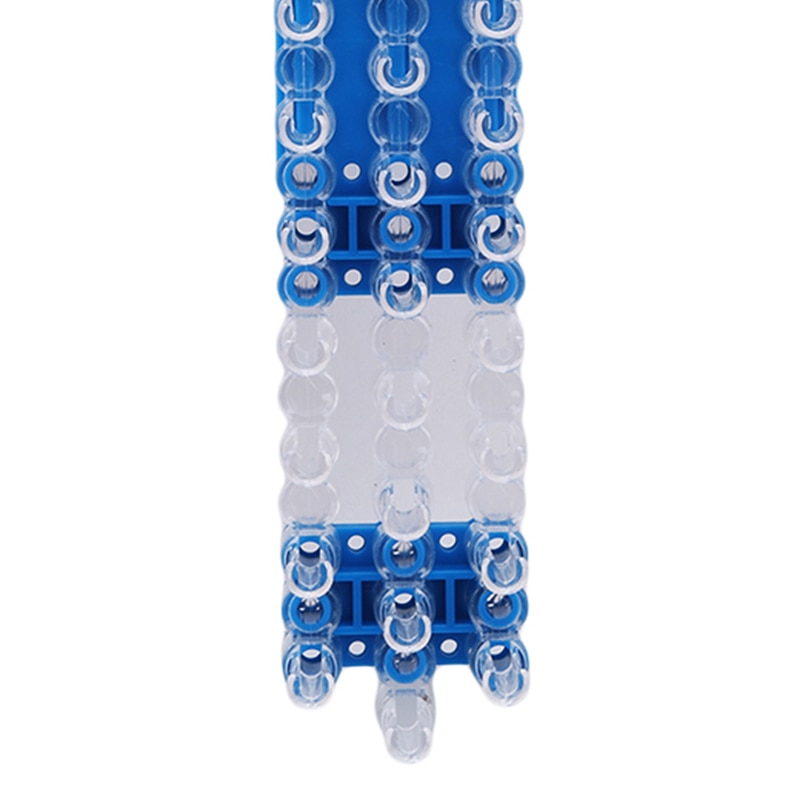 Originele Breien Machine Weave Elastiekjes Loom Vetersluiting Diy Handgemaakte Weven Tool Gevlochten Armband Kids Speelgoed Voor Kinderen Meisjes