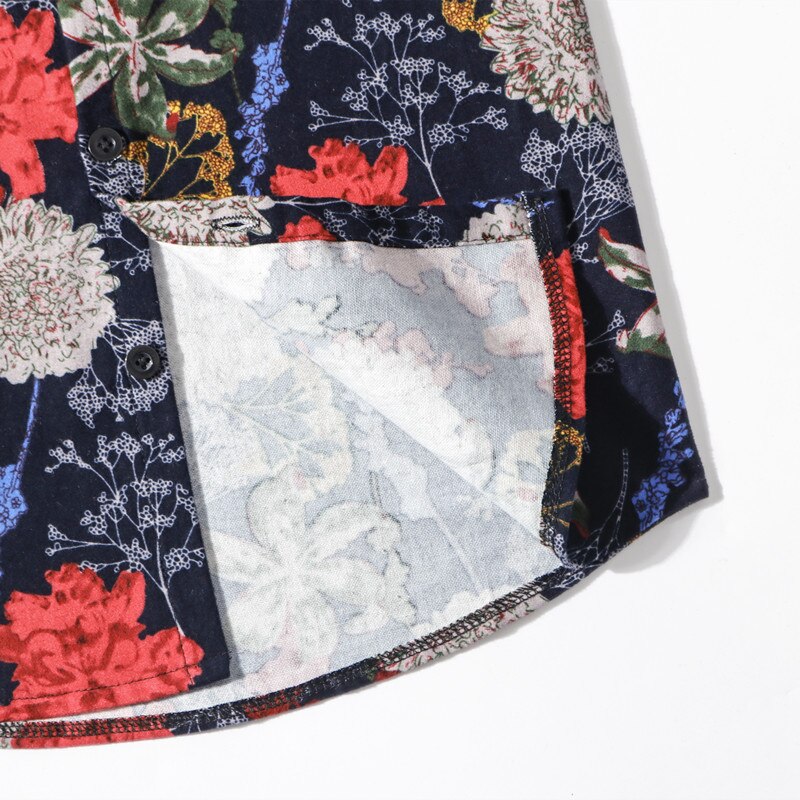 Camisas de algodón cepillado con estampado de flores para niños, ropa de manga Llong para niños de 2 a 10 años, primavera y otoño