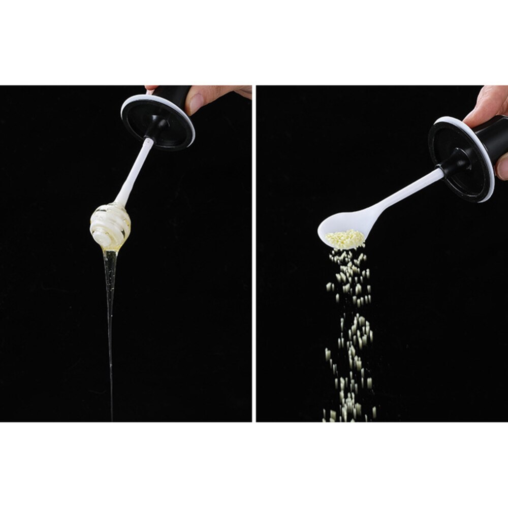 Opbevaring af krydderier til køkkenopbevaring af glaskrydderiflaske, saltboks, pebershaker, ske, sukkerskål og saltkar