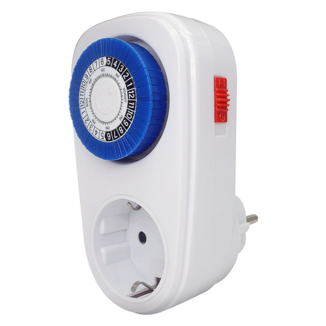 Mini Timer Schalter Programmierbare Mechanische Clever Countdown Schalter Buchse 24 Stunden Blau
