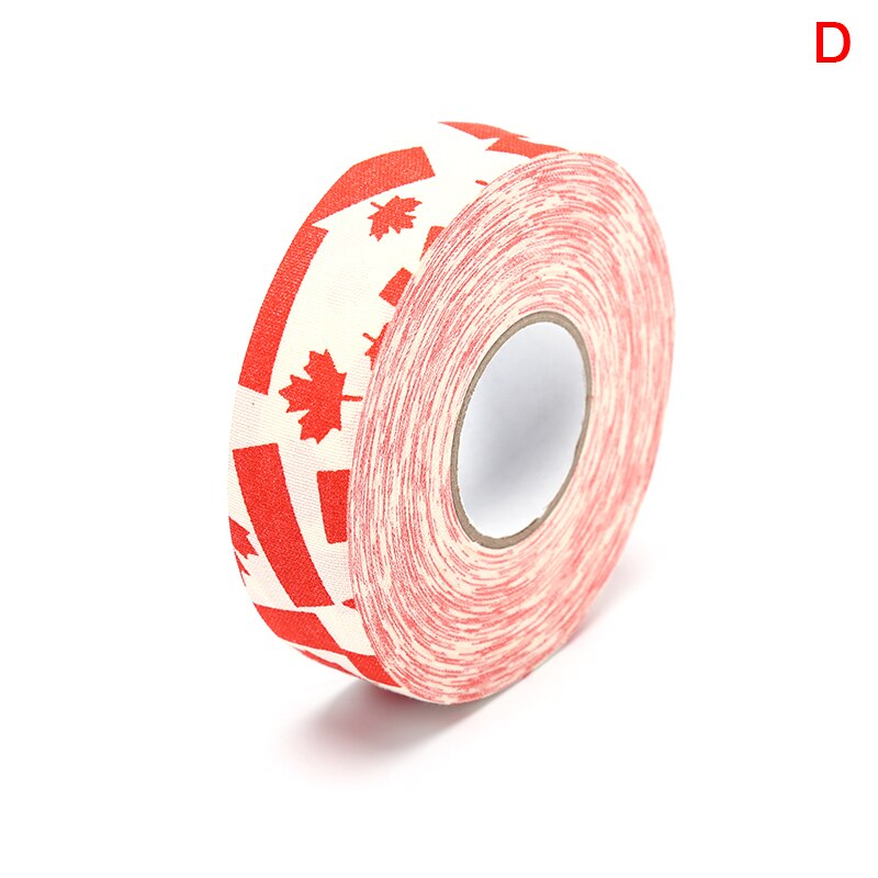 1Roll Hockey Stick Tape Multipurpose Colorful Sport Safety Cotton Cloth Enhances Ice field Hockey badminton Golf Tape: D