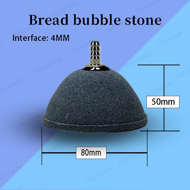 Air Diffuser Air Stone Oxygen Plate Disk Aquarium Fish Tank Pond Hydroponic Pump Bubble Airstone Diffuses Disc: Bread air stone 8cm / 1 unit