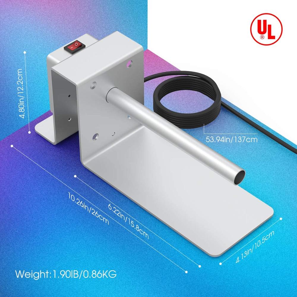 Cup Turner Met Stille Motor 10 Oz Om 30 Oz Tumbler Spinner Met 2 Schuim Ambachten Tumbler Cup Spinner Machine kit Cuptisserie Cup