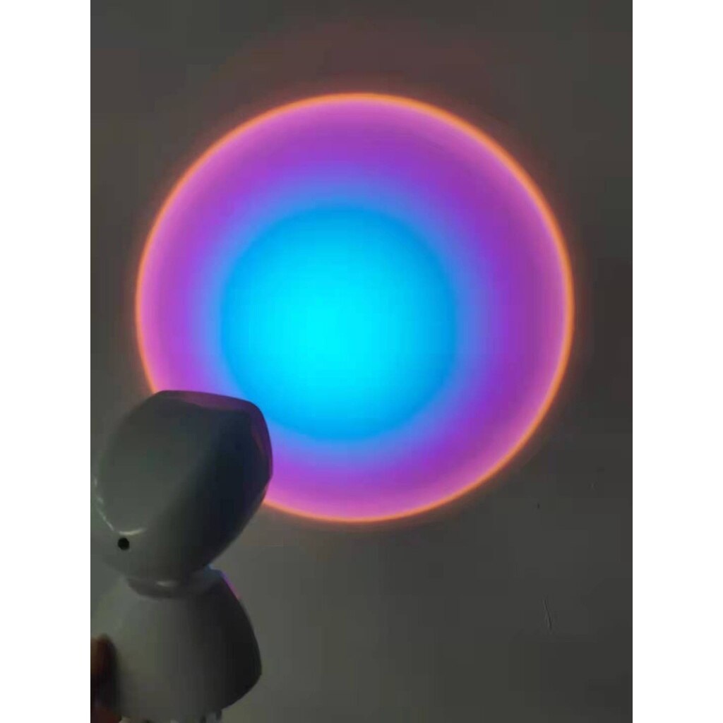 Astronaut Zonsondergang Sfeer Licht Night Projectie Robot Slaapzaal Slaapkamer: Rainbow