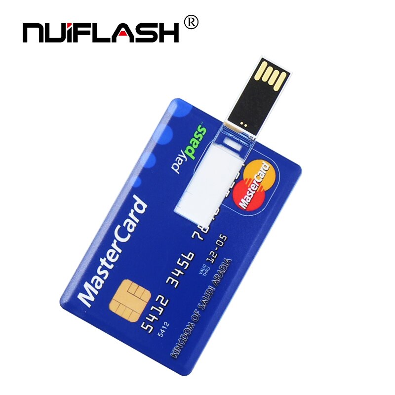 Real Capaciteit Bank Card USB Memory stick HSBC Master Credit card USB Flash Drive 64gb Pendrive 4GB 8GB 16GB 32GB pen drive 128gb: 16GB / M3