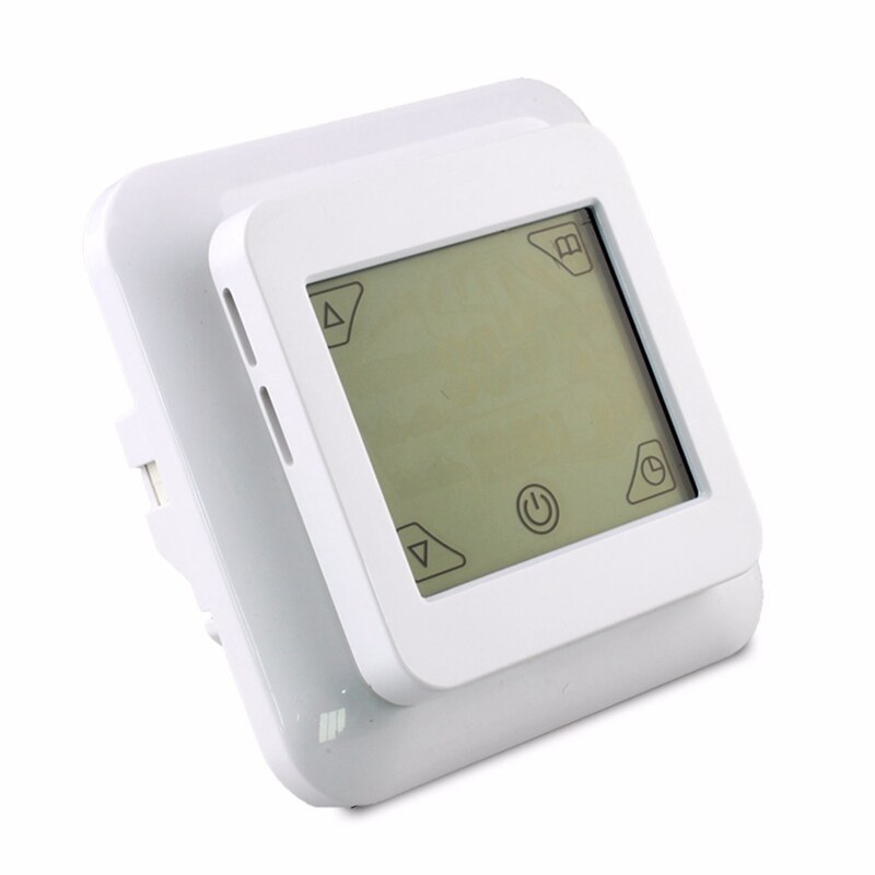 Beok Fussbodenheizung Thermostat Für Elektrische Fußbodenheizung Thermostat Heizung Digital Programmierbar Raumthermostat Fussbodenheizung Steuerung mit Fühler 16A TDS75-EP Weiß Non-WiFi
