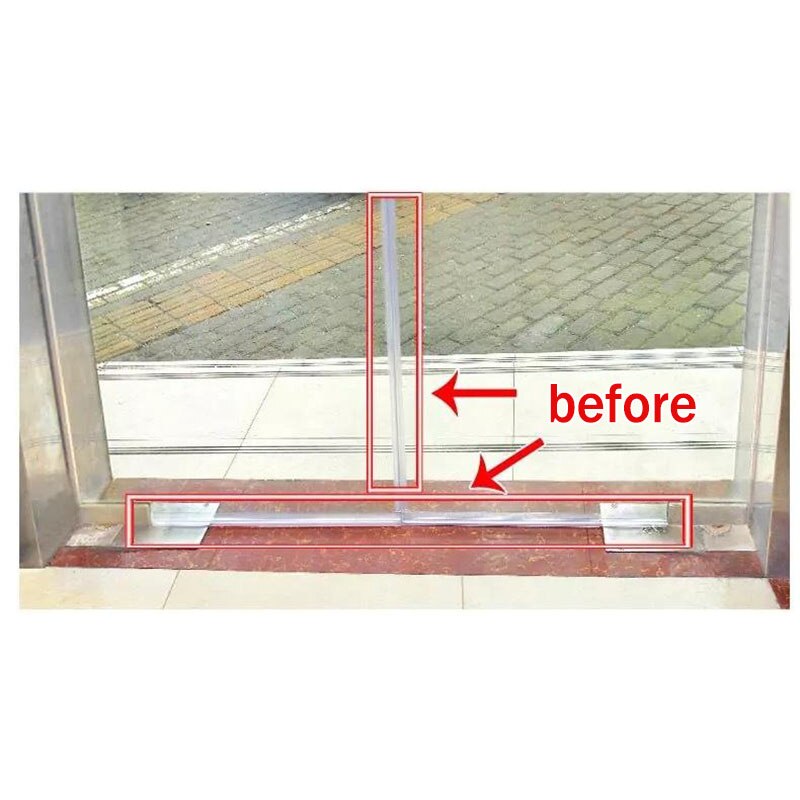 Nder Door Sweep Weather Stripping Door Bottom Seal Strip Draft Wind Stopper 5M