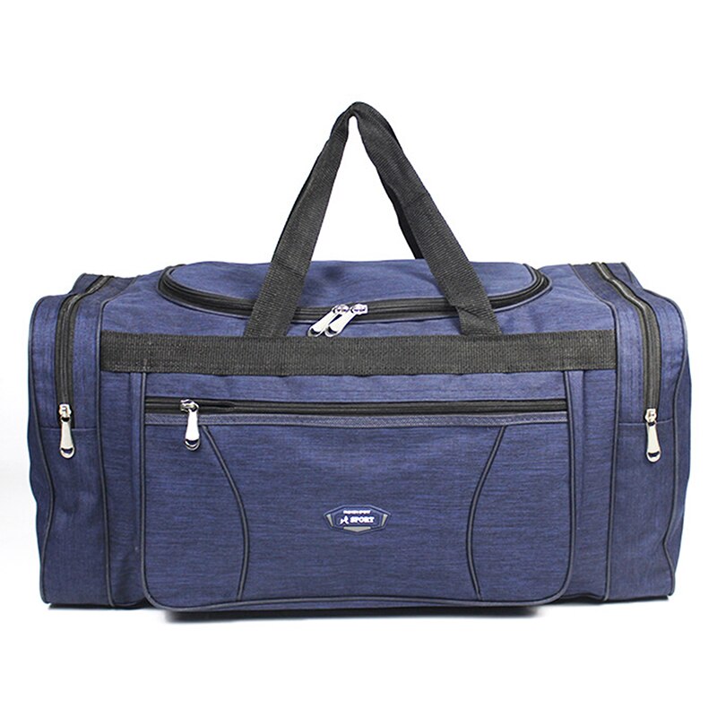 2020 New Oxford borse da viaggio impermeabili da uomo bagaglio a mano borsa da viaggio grande borsa da viaggio per Weekend di grande capacità: blue L