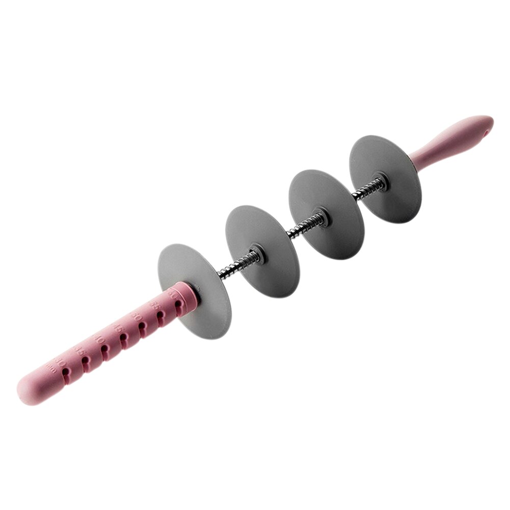 Croissant Rolling Pin Adjustable Multifunctional Dough Mixer Bread Sliced Croissant Potable Bread Cutter Roller Knife Cut Tool: B