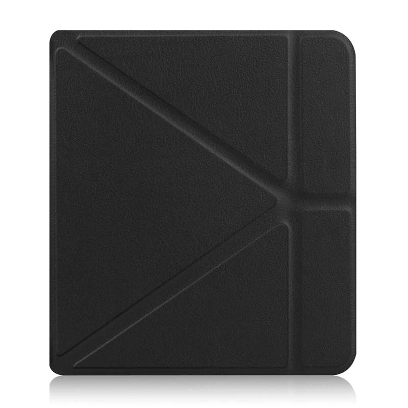 Funda con soporte Transform para Kobo Libra 2, cubierta suave a prueba de golpes, soporte para E-book de 7 pulgadas: Negro