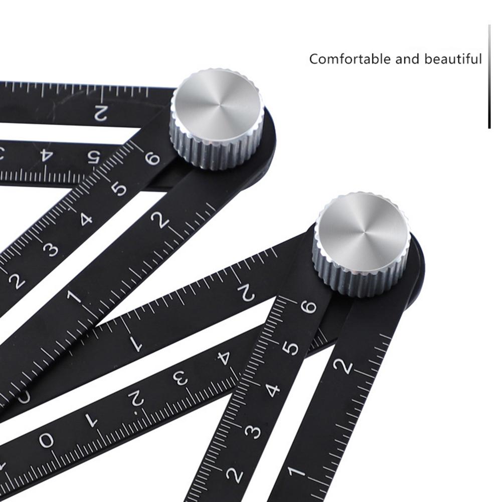 Contour Gauge Self-locking Widened Measuring Ruler Set Tool Set Supplies 4 Sets-the Gauge Tool Set