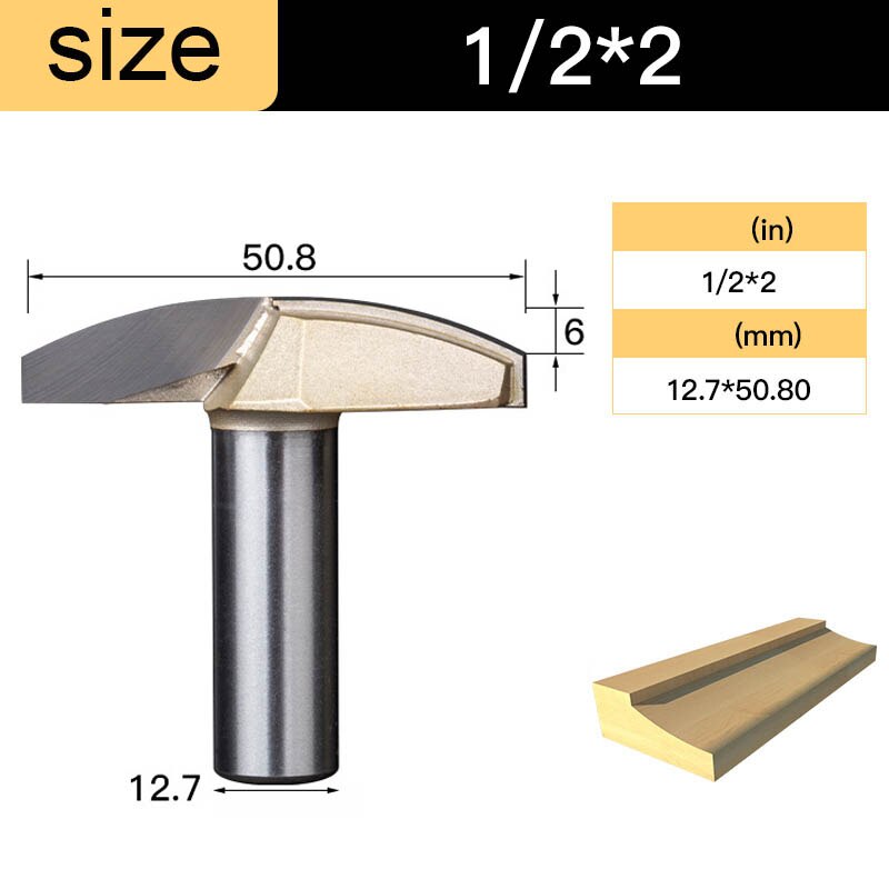 Tideway Classic Plunge Bit CNC Woodworking Tools Carbide End Mill Router Bits for Wood Milling Cutter Cutting Wood Router Tool: Y00406