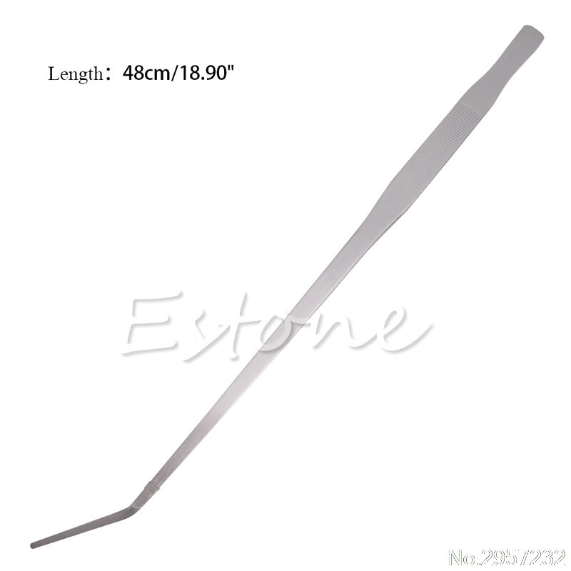 Pincettes en acier inoxydable Aquarium | Aquarium, réservoir vivant, plante courbe, longues, pincettes 27/38/48cm yy56