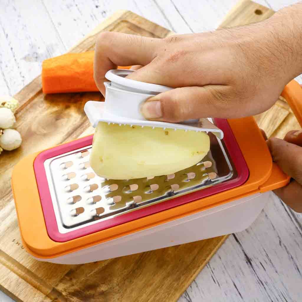 Multi-function Detachable Anti-cutting Potato Radish Grater Finger Protector Finger Guard Protect Finger Hand Cut Kitchen Tool