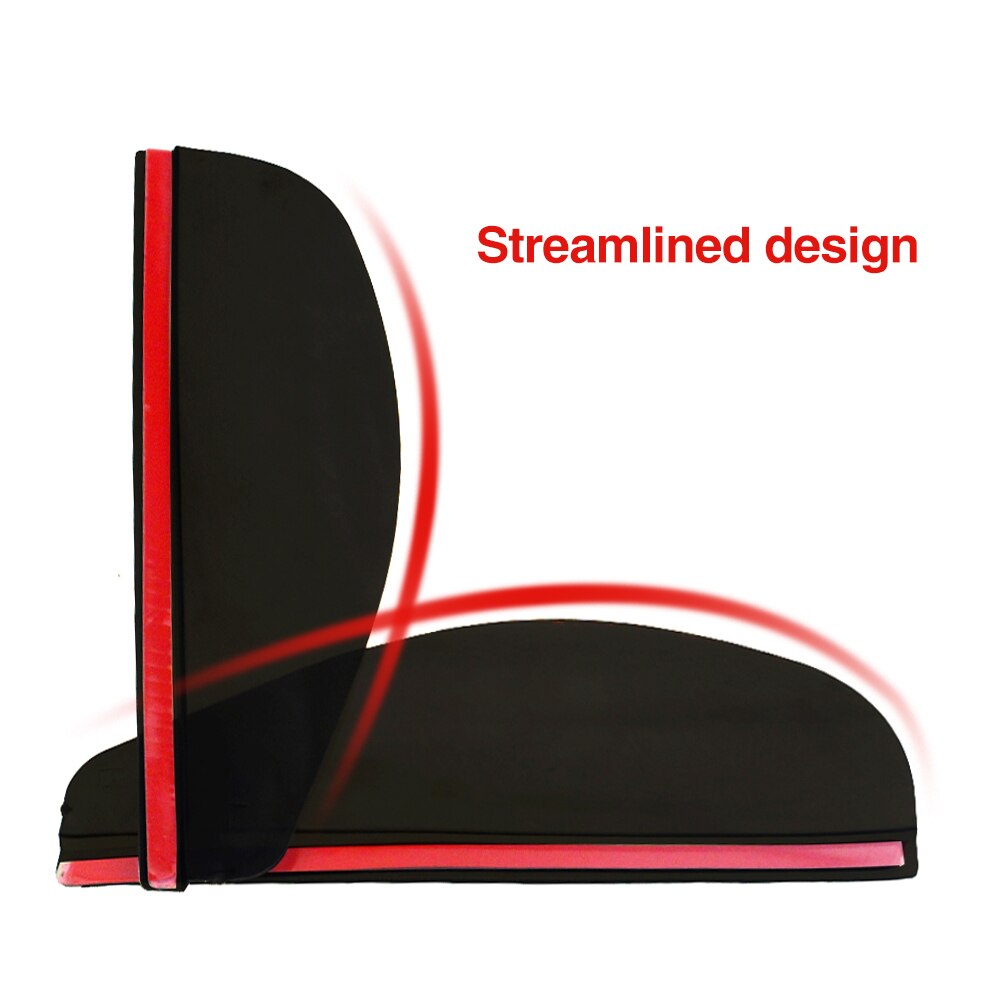 Accessoires de rétroviseur de voiture en PVC Flexible, 2 pièces/lot, pare-pluie, lames imperméables, couverture de sourcils