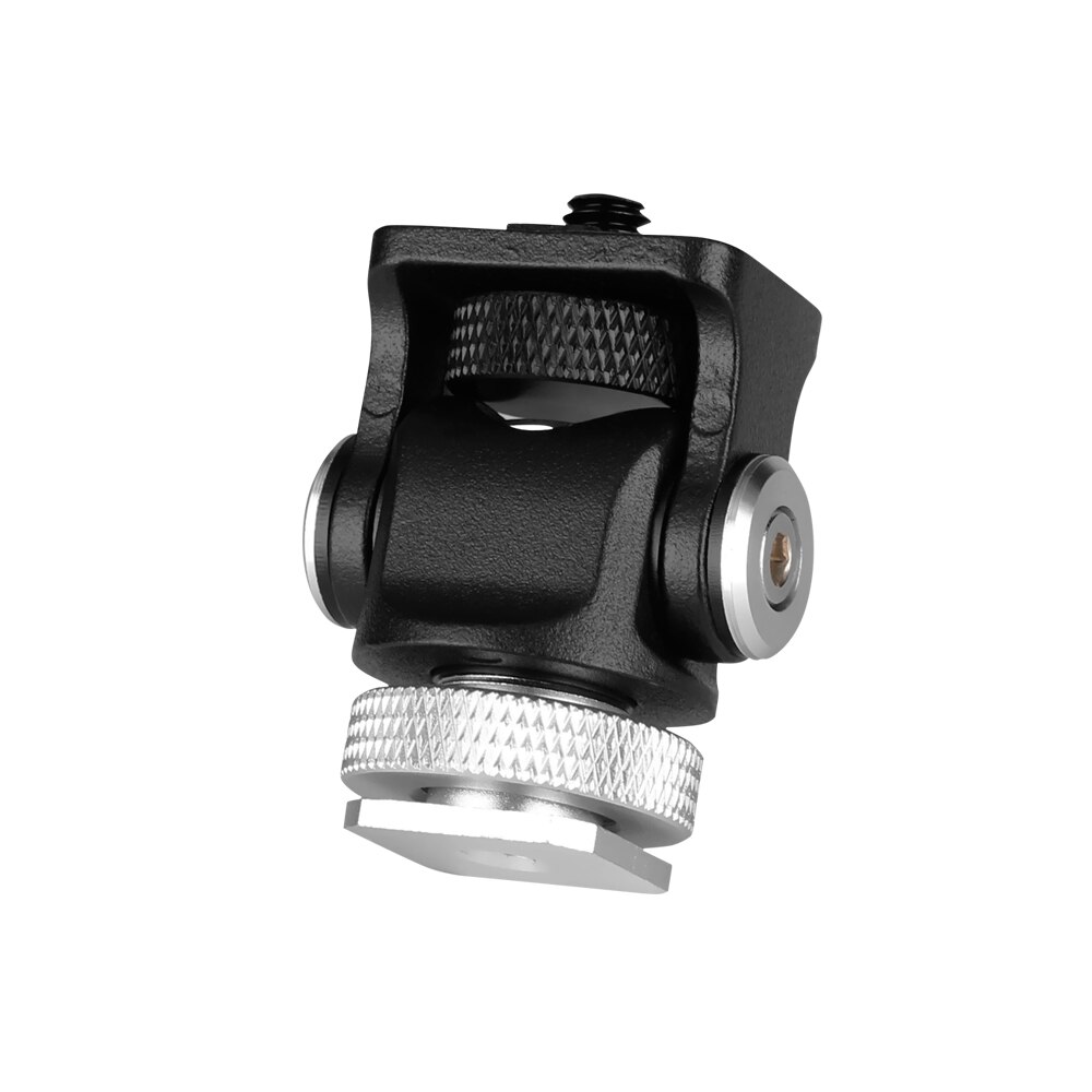 Support de Microphone 3 en 1 pour stabilisateur de cardan Zhiyun lisse 4 3 axes, extension de lumière vidéo LED: Black