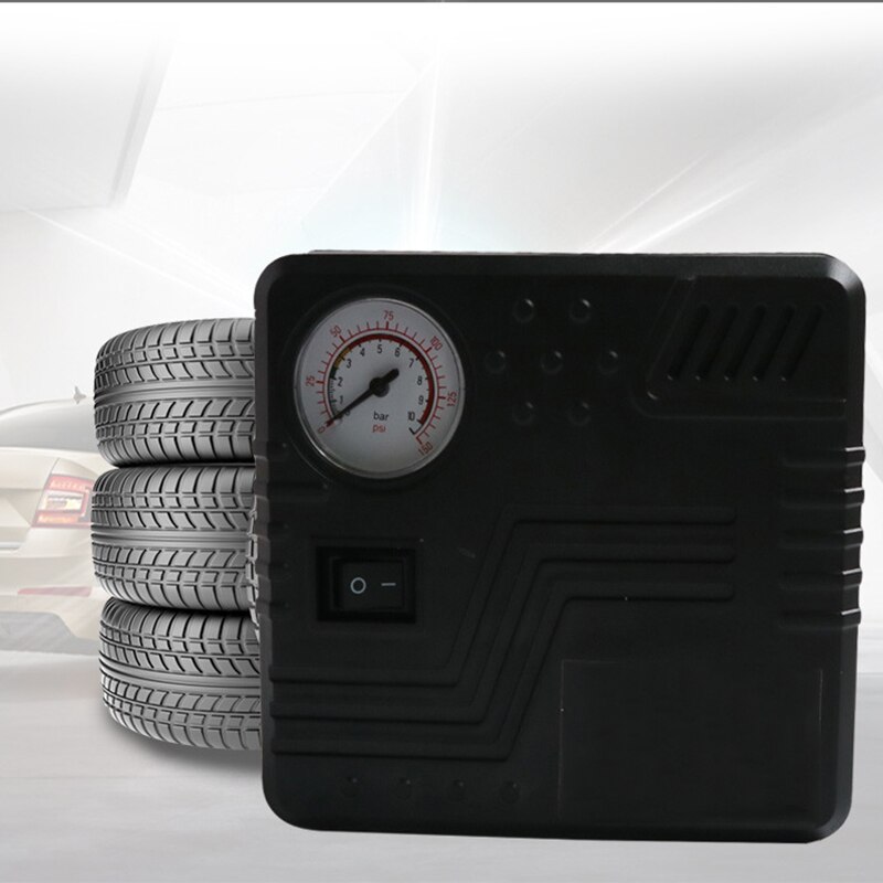 Draagbare Luchtcompressor Pomp 150 Psi-Dc 12V Auto Bandenpomp Auto Pomp Met Analoge Display, te-0D