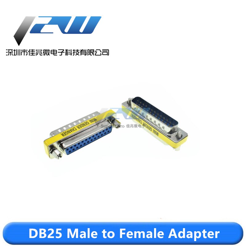 DB9/15/25-pin serial male and female converter adapter RS232 male to male to female to female COM port: DB25 Man to Woman