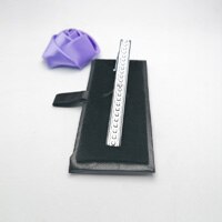 HUISHI Krawatte Stift Schließe Bar Krawatte Clips Für Männer Silber Farbe Männlichen Metall Kupfer Geschäft Krawatte Clip Herren Krawatte Clips: CL271
