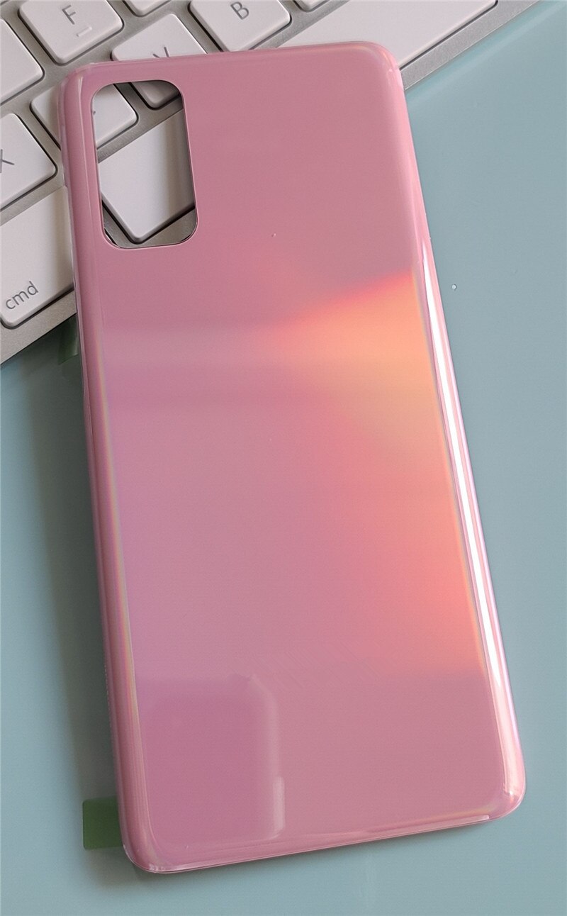Original bakhus för samsung galaxy  s20 ultra glas bak skal reparation byta telefon batteri dörr fodral + logotyp klistermärke lim